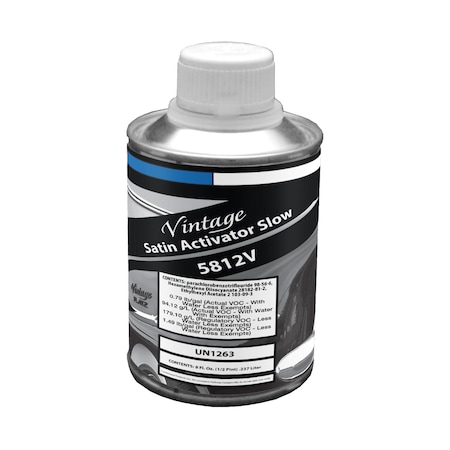 Vintage Flatz 2.8 VOC MEDIUM ACTIVATOR FOR SATIN PAINT, Half Pint CP5812-16